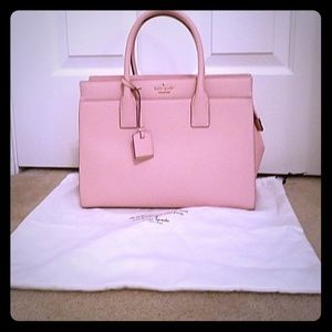 SOLD Pink Kate Spade Large Saffiano Satchel